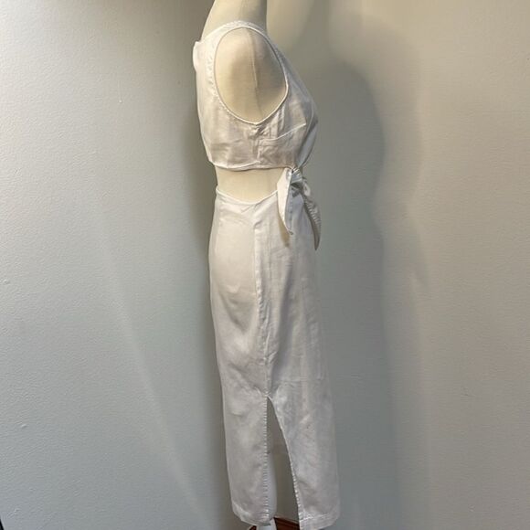 Forever 21 two piece cotton dress.  Ties at the middle to connect.  Size Small. - Picture 4 of 7